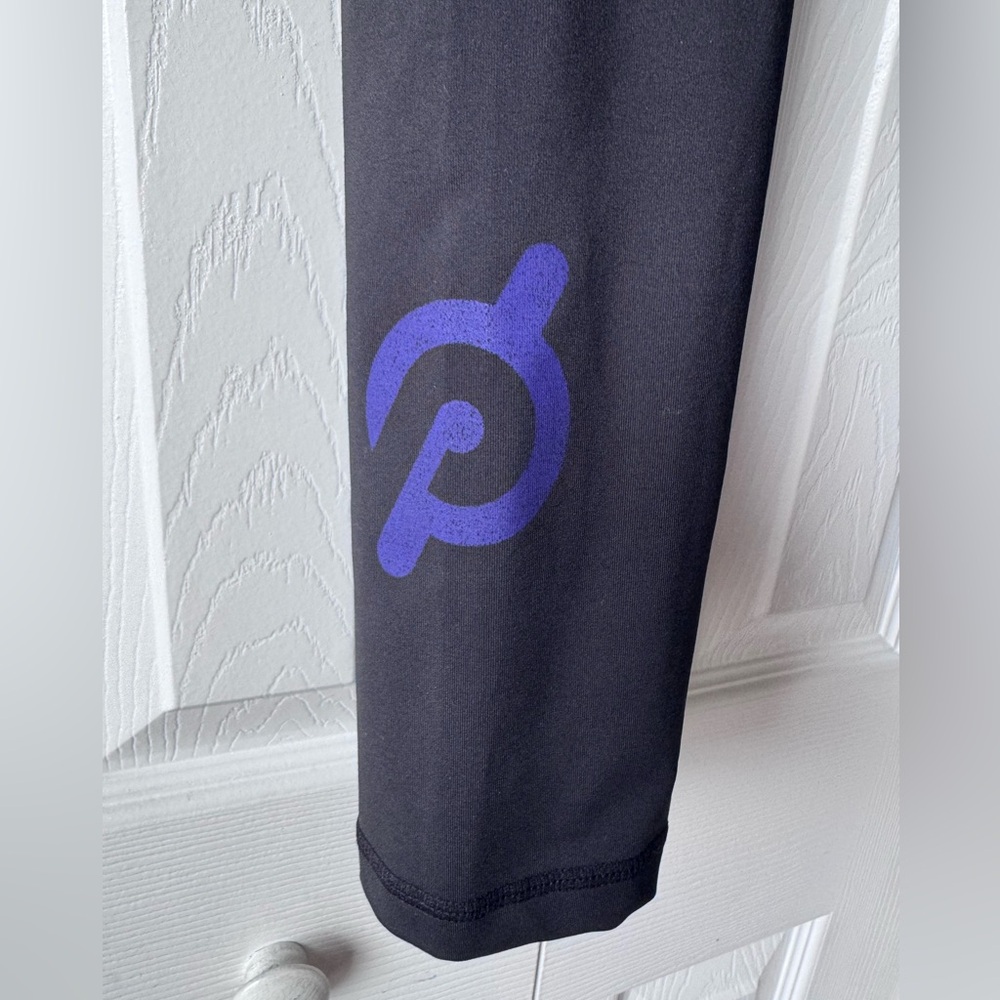 DYI Define Your Inspiration x Peloton collab crop leggings with logo